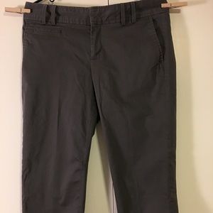 Banana Republic dark grey cropped pants